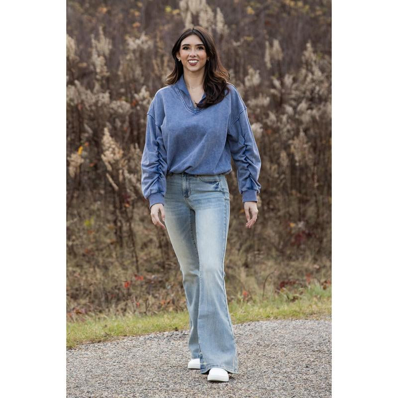 The Alison from Judy Blue: Mid-Rise Flare Denim *Final Sale*