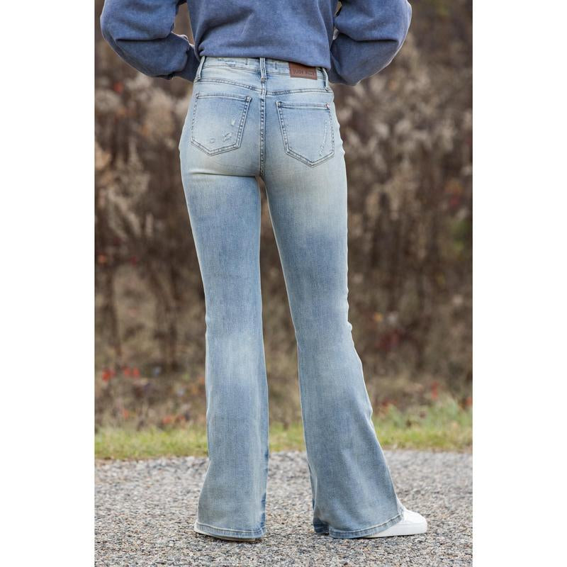 The Alison from Judy Blue: Mid-Rise Flare Denim *Final Sale*